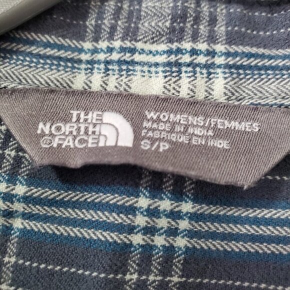 The North Face Berkeley Boyfriend Plaid Button Up Shirt S Hiking Outdoor Cabin - Picture 8 of 9